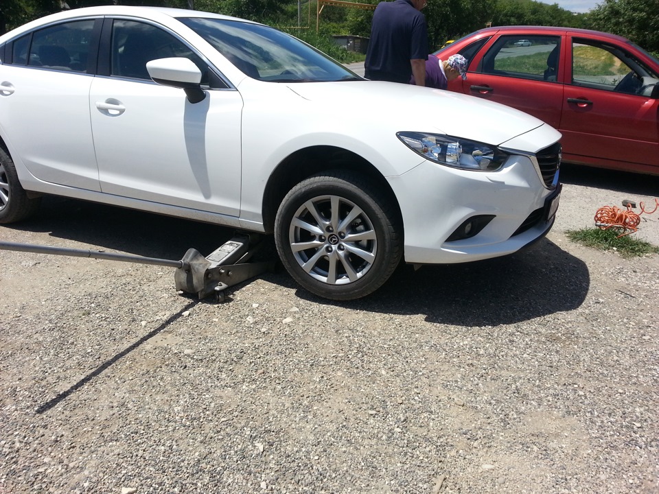 Загорелся датчик давления в шинах! — Mazda 6 (3G) GJ, 2 л, 2014 года ...