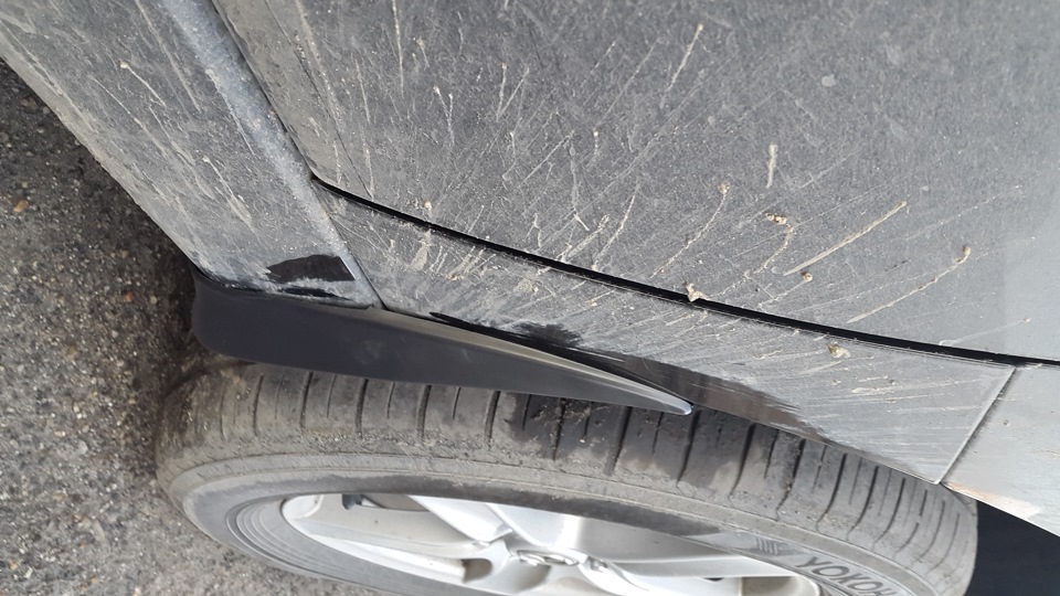 Брызговики на месте — Mazda 6 (2G) GH, 2 л, 2011 года | аксессуары | DRIVE2