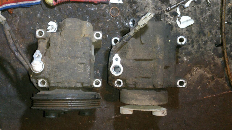 Попытка заменить компрессор кондиционера не удалась. — Mazda 323 V, 1,5 ...