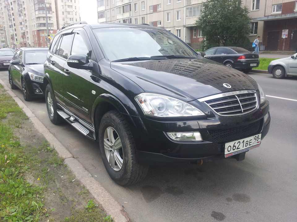 Установка накладок на зеркала и … Часть 2 — SsangYong Kyron, 2 л, 2009 ...