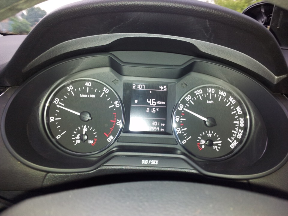Расход топлива — Skoda Octavia A7 Mk3, 1,4 л, 2013 года | наблюдение ...