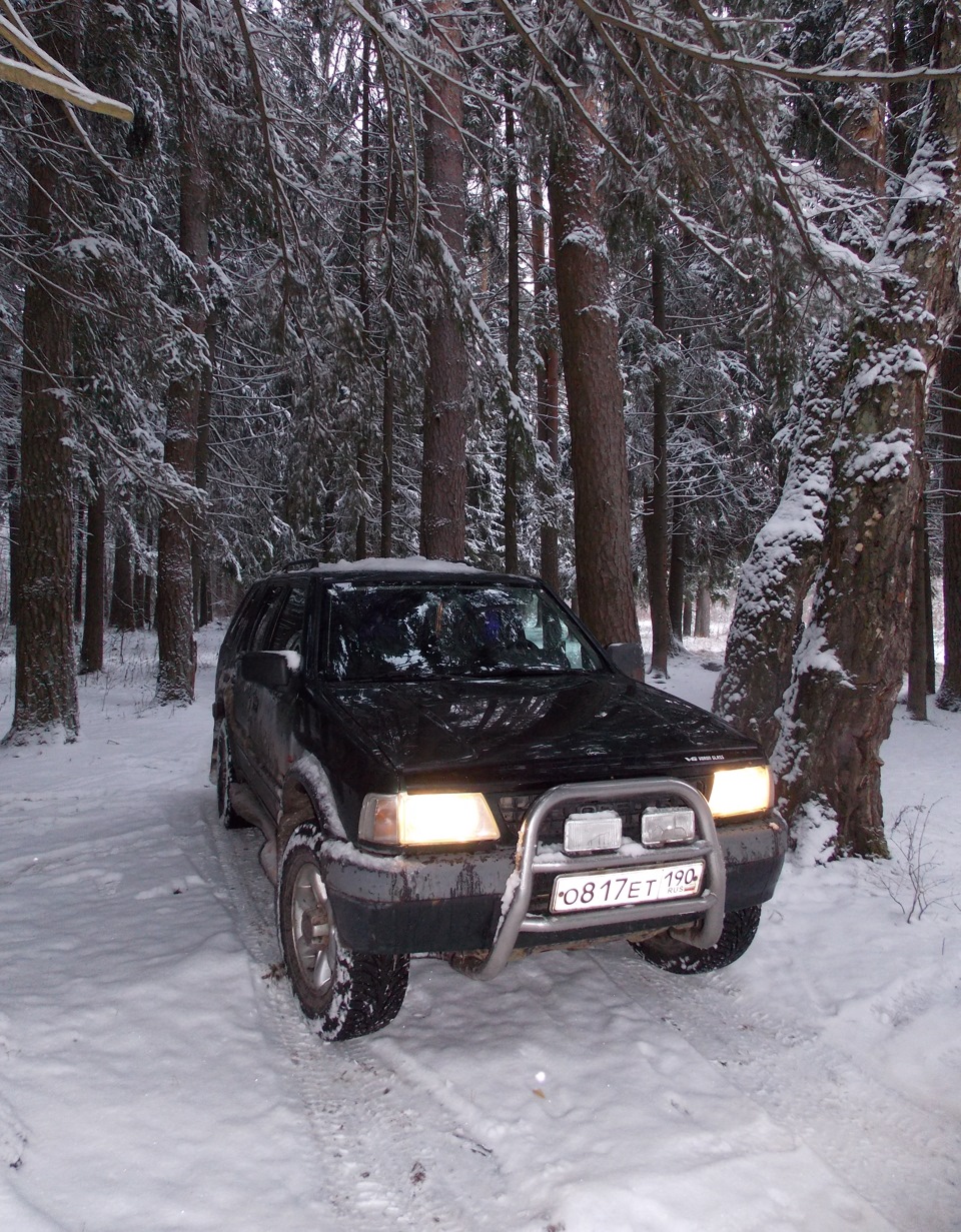 Признаки породы, переобувка, первый снег. — Opel Frontera A, 2,2 л, 1995  года | наблюдение | DRIVE2