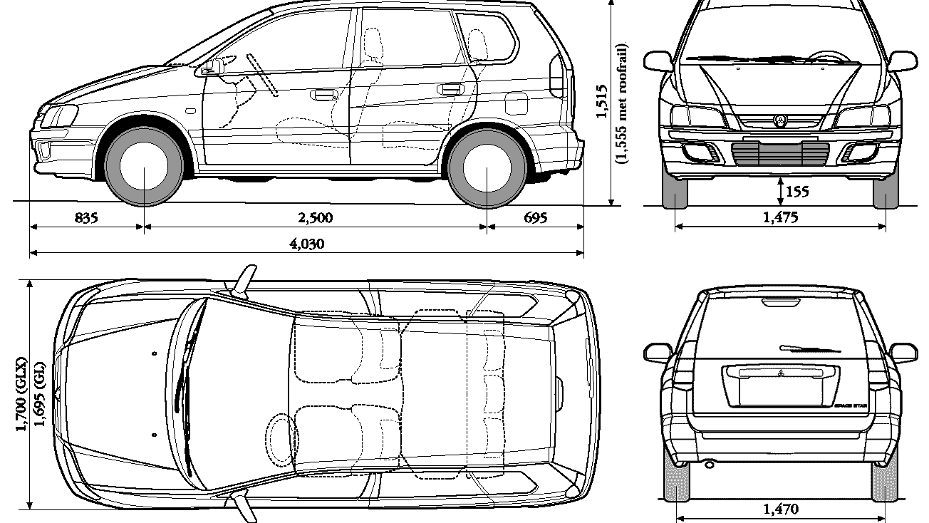 Mitsubishi Space Star 1.3 бензиновый 1999 | 1,3 на DRIVE2