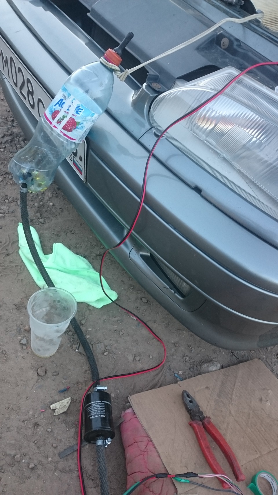 чистим форсунки своими силами. и как мы арки катали — Lada 2115, 1,6 л ...