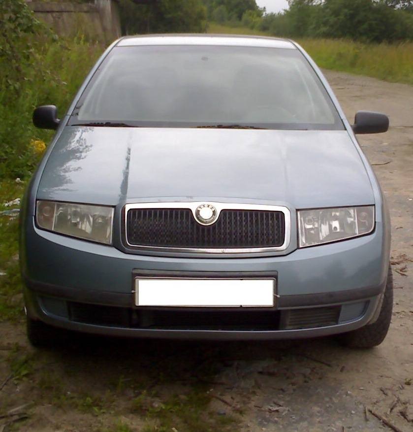 Покрасили капот и бампер — Skoda Fabia Combi Mk1, 1,4 л, 2003 года ...