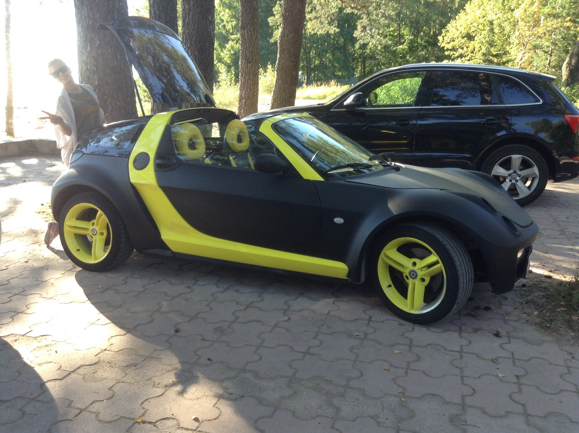 Smart Roadster Brabus Р·РµР»С‘РЅС‹Р№