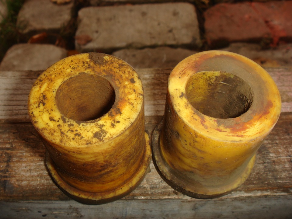 Задняя подвеска — полиуретан и сайлентблоки. — ГАЗ 3110, 2,3 л, 2001 ...