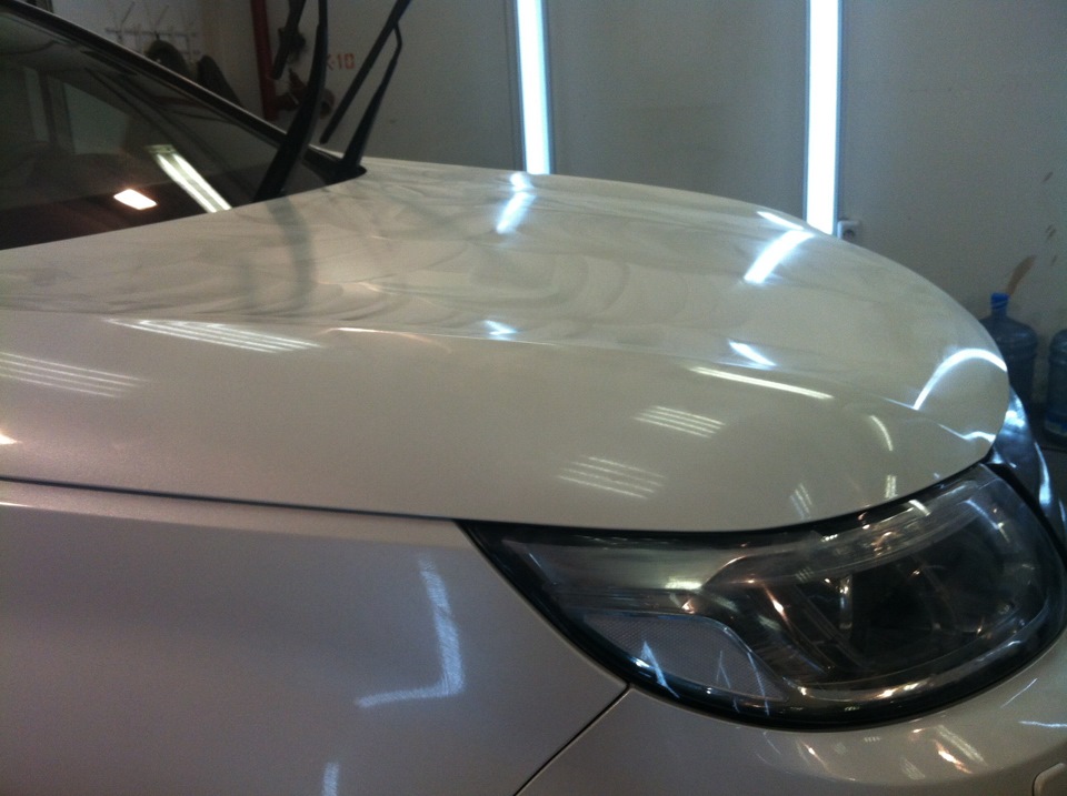 Средство нанесено. — KIA Sorento (2G)