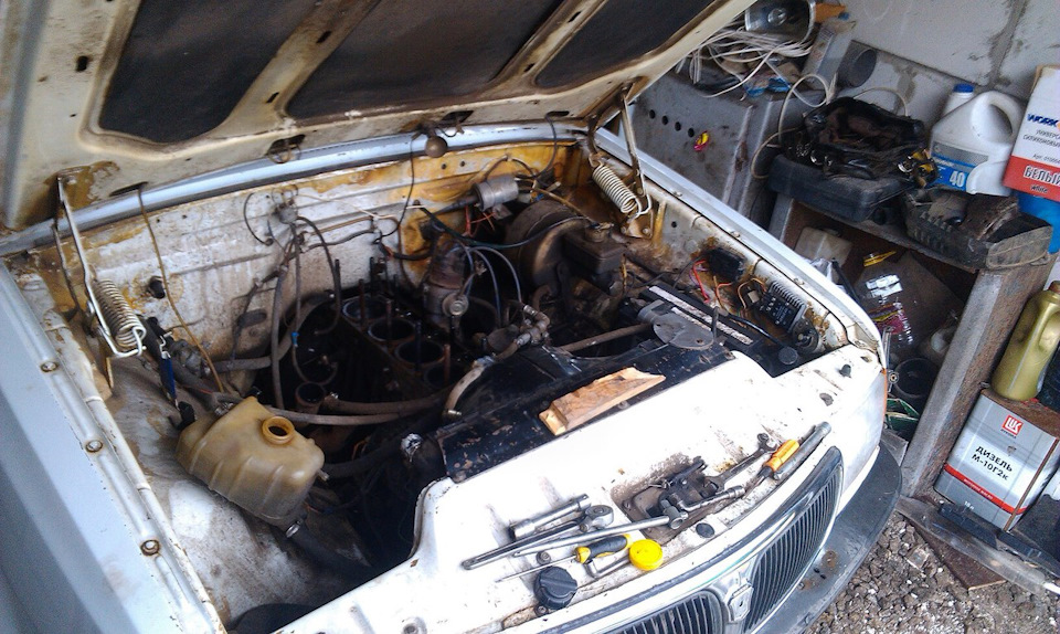 замена прокладки под головкой — ГАЗ 3110, 2,5 л, 1999 года | своими ...