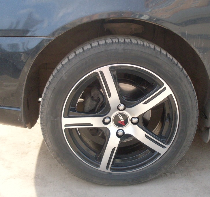 4GO Y6 r-15 резина 195/50/15 Tiger Hitris — Hyundai Accent (2G), 1,5 л ...