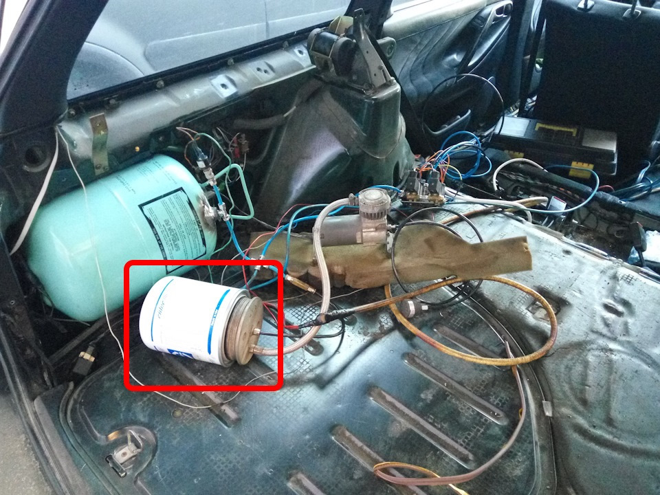 Пневмоподвеска зимой — Volkswagen Passat Variant (B4), 2,8 л, 1994 года ...