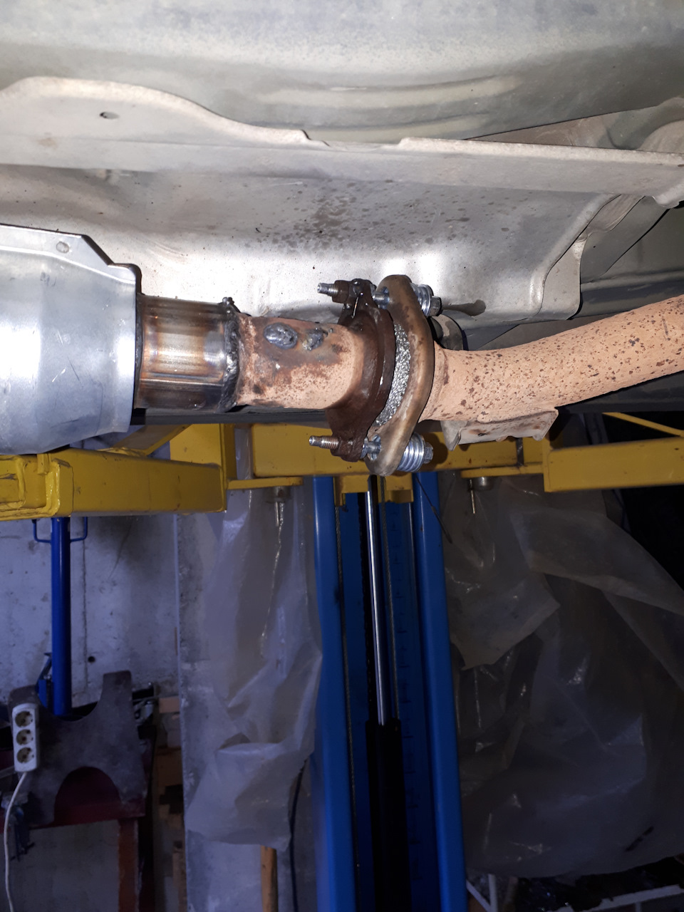 Установка задней части. — Honda Element