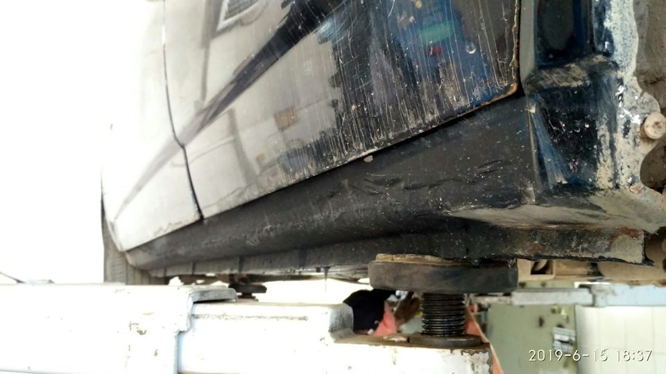 Замена \"сабли\" и доп фото после ремонта днища — LADA Приора хэтчбек, 1 ...