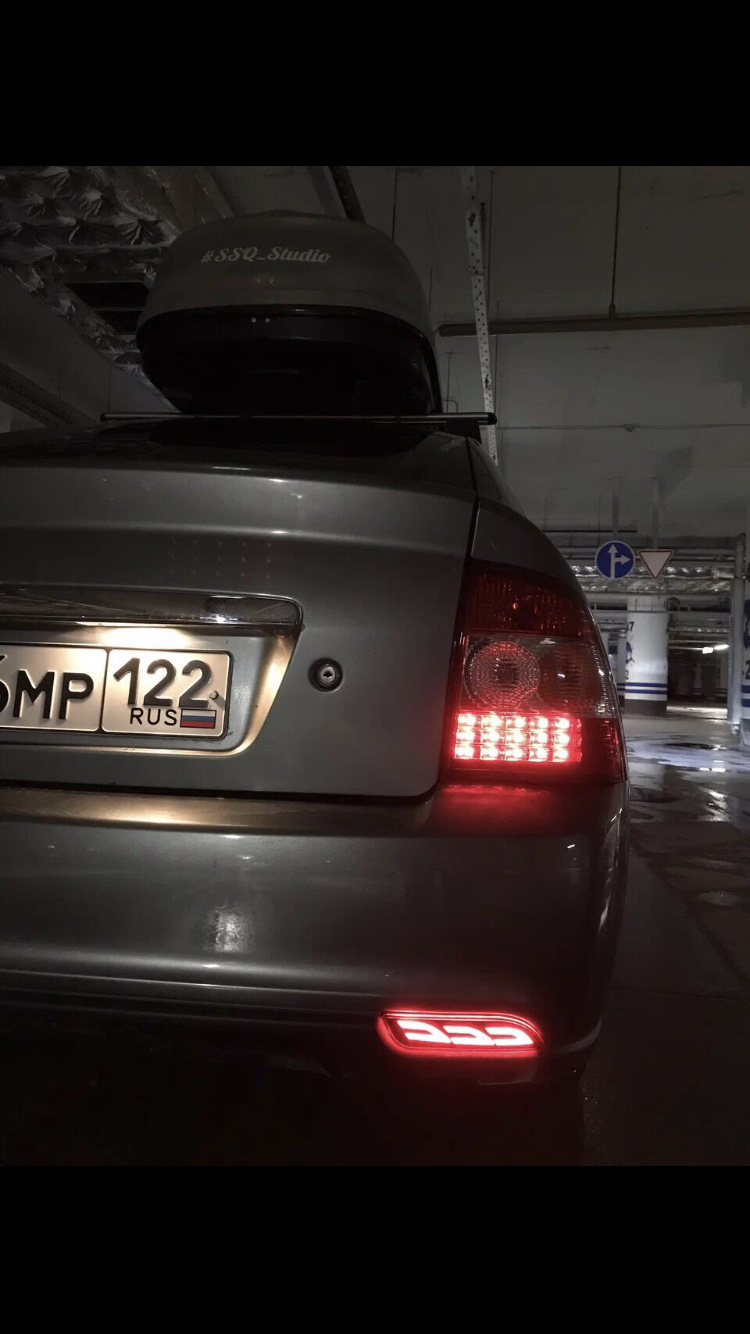 Диодные фары приора 2 на приору 1 — Lada Приора хэтчбек, 1,6 л, 2011 ...