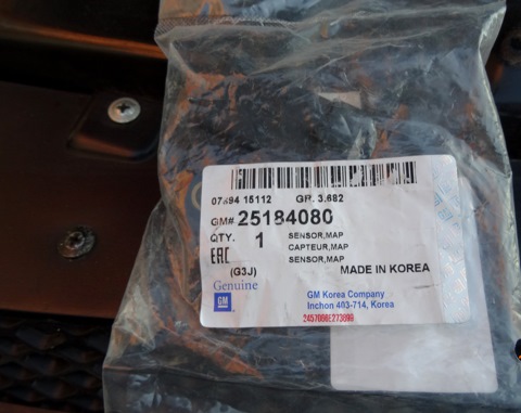 25184080 Датчик давления воздуха GM | Запчасти на DRIVE2