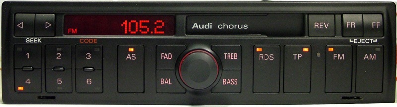Audi chorus настройки