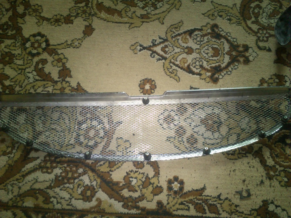 Сетка вместо решетки) — Hyundai Accent (2G), 1,5 л, 2005 года | тюнинг ...