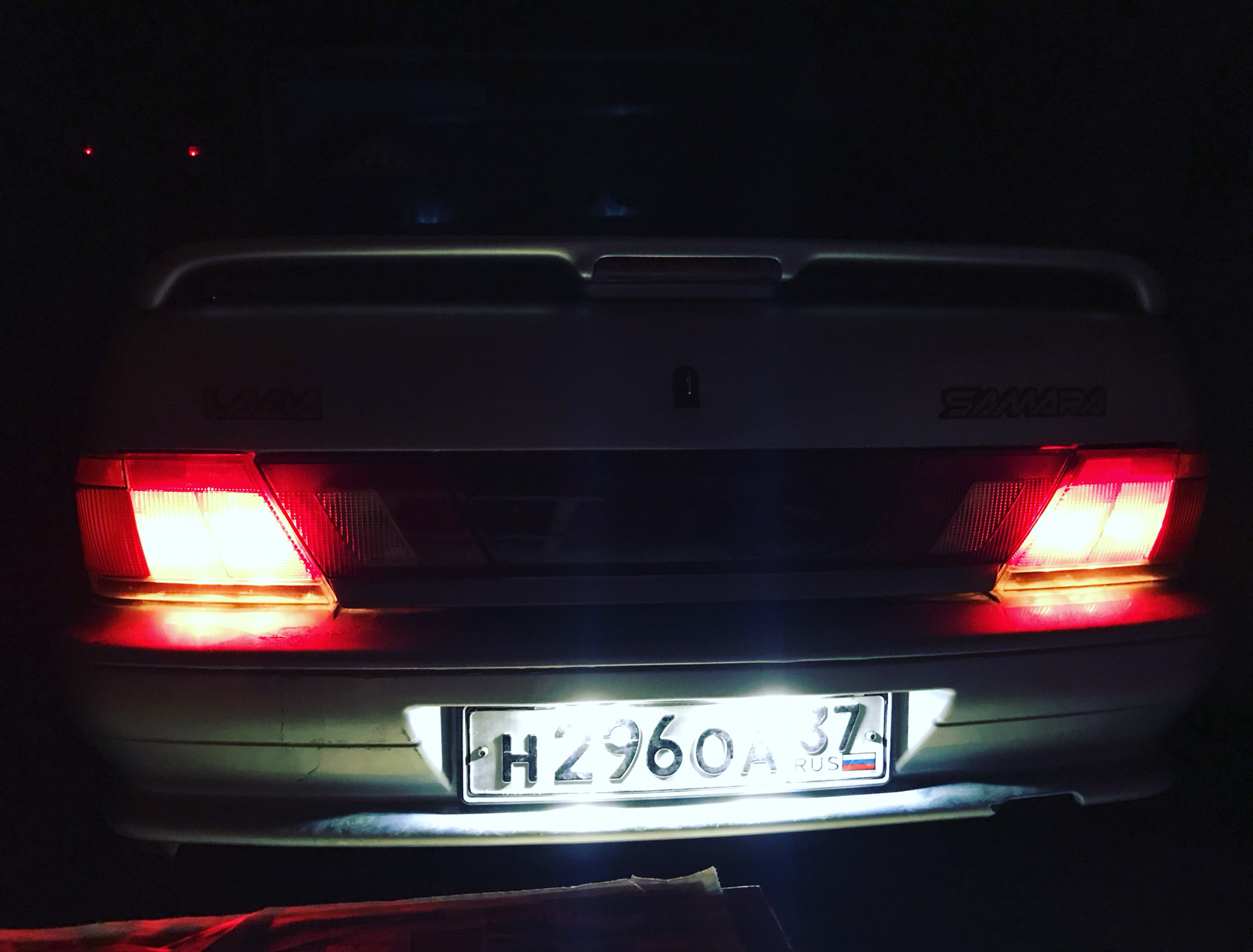 Работа с освещением задка — Lada 2115, 1,5 л, 2005 года | электроника ...