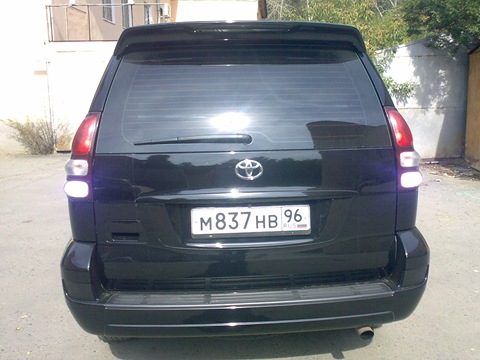 Xenon in reverse - Toyota Land Cruiser Prado 40L 2007