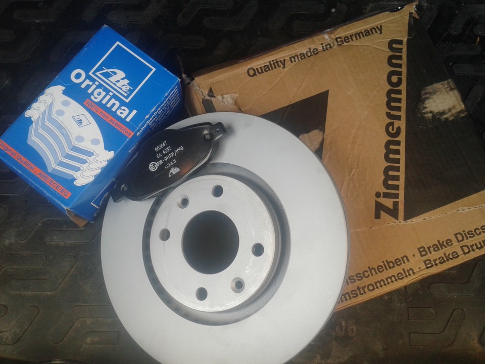 Передние тормоза заменены — Peugeot 308 (1G), 1,6 л, 2008 года | своими ...