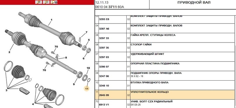 Схема передней подвески ситроен с5 х7