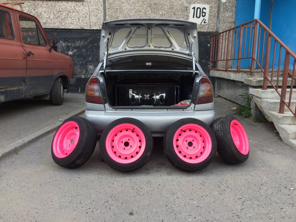 Колеса 8-8,5j — Hyundai Accent (2G), 1,6 л, 2006 года | колёсные диски ...