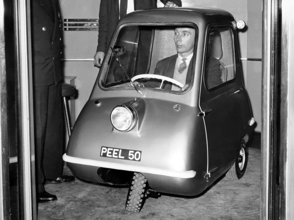 Одноместный автомобиль peel p50. Смотреть фото Одноместный автомобиль peel p50. Смотреть картинку Одноместный автомобиль peel p50. Картинка про Одноместный автомобиль peel p50. Фото Одноместный автомобиль peel p50