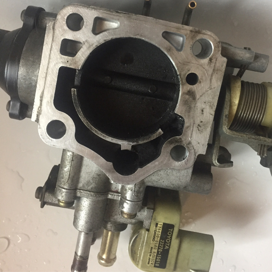 Чистка блока дроссельной заслонки — Toyota Sprinter (100), 1,5 л, 1995 ...