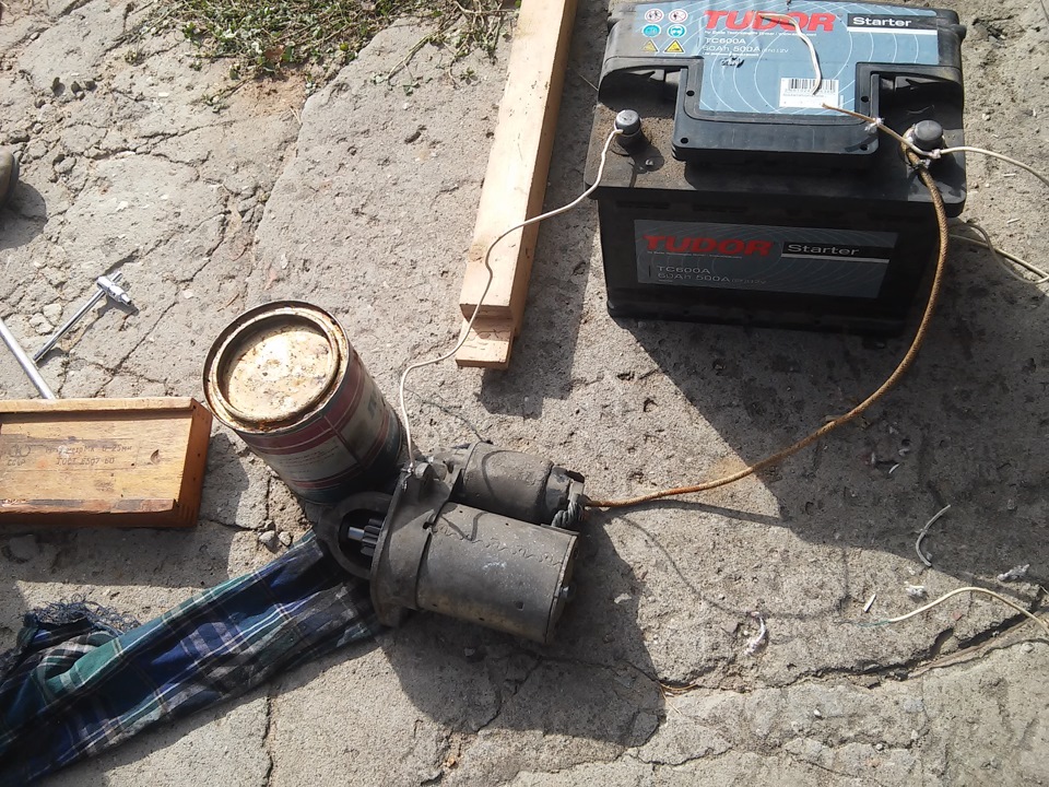 Ремонт стартера. Холостое вращение. — KIA Rio (2G), 1,4 л, 2009 года ...