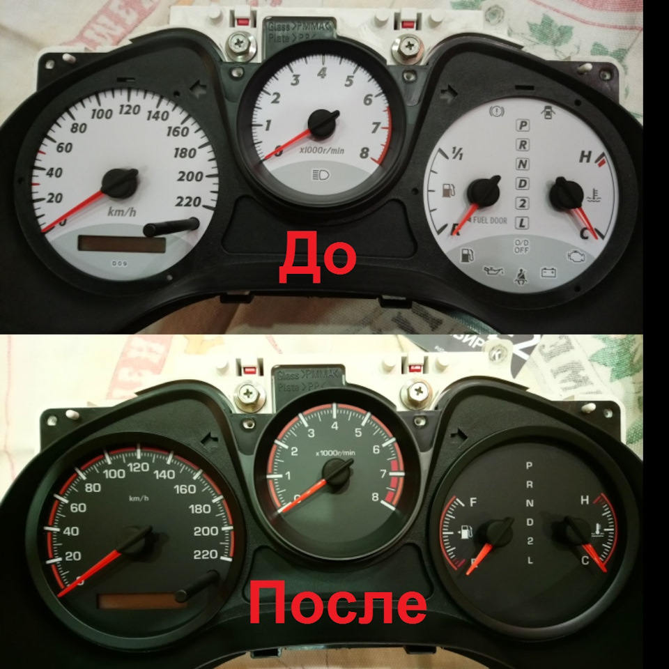 Стайлинг панели приборов + покраска серых вставок. — Toyota RAV4 (II), 2 л,  2005 года | стайлинг | DRIVE2