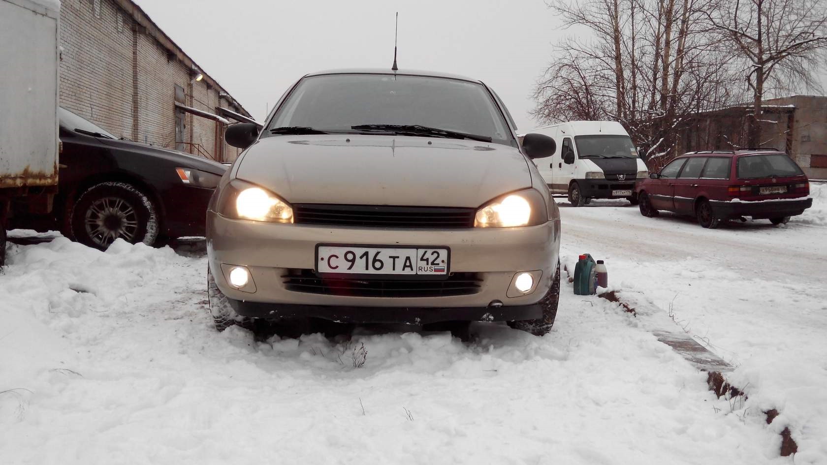 Установка ПТФ — Lada Калина Хэтчбек (1G), 1,6 л, 2007 года | стайлинг ...