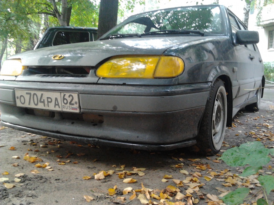 Самодельная губа )) — Lada 2114, 1,6 л, 2007 года | стайлинг | DRIVE2
