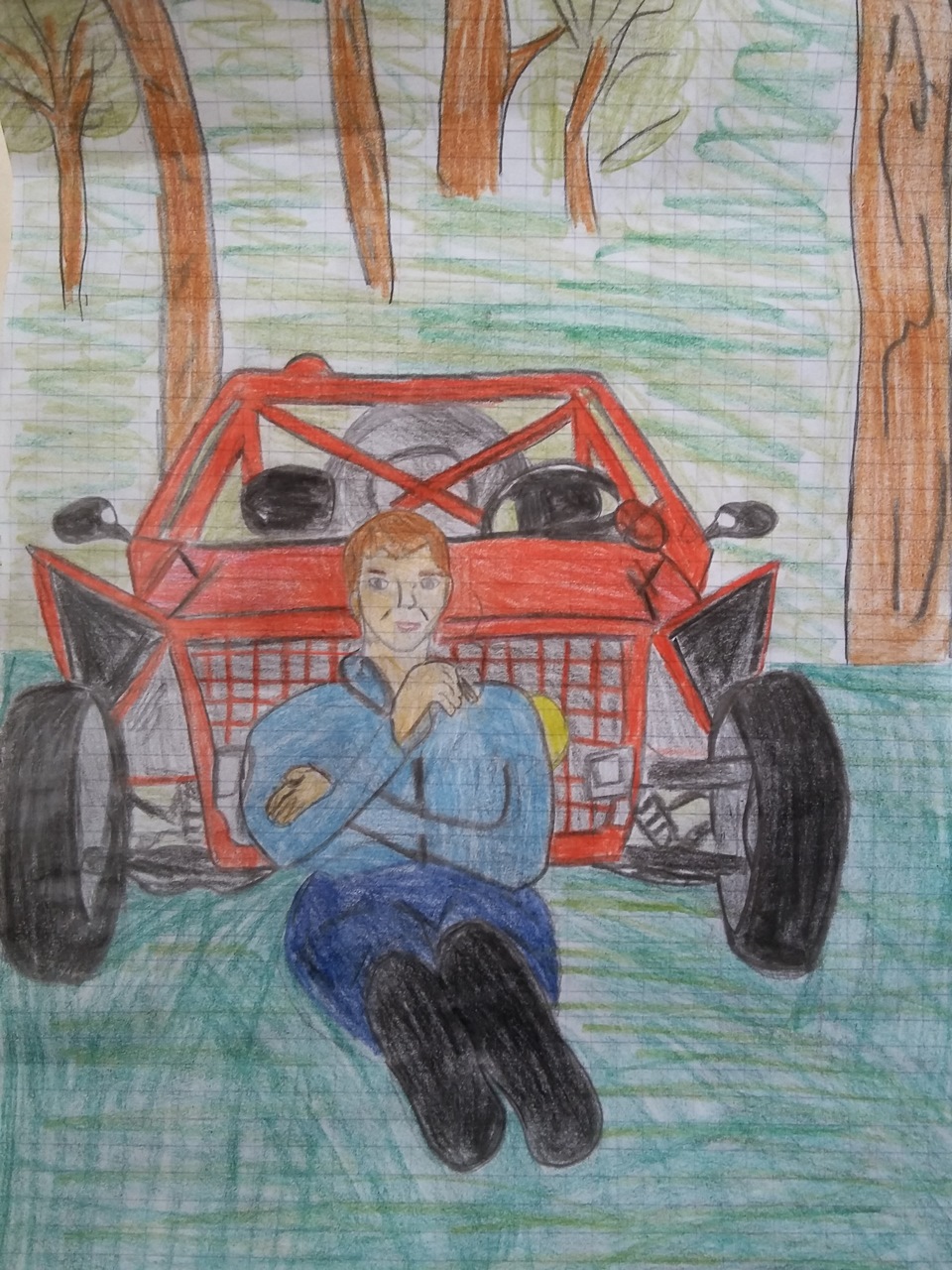 Рисунок — Багги из ваз 2106, 1,5 л., 2013 года | фотография | DRIVE2