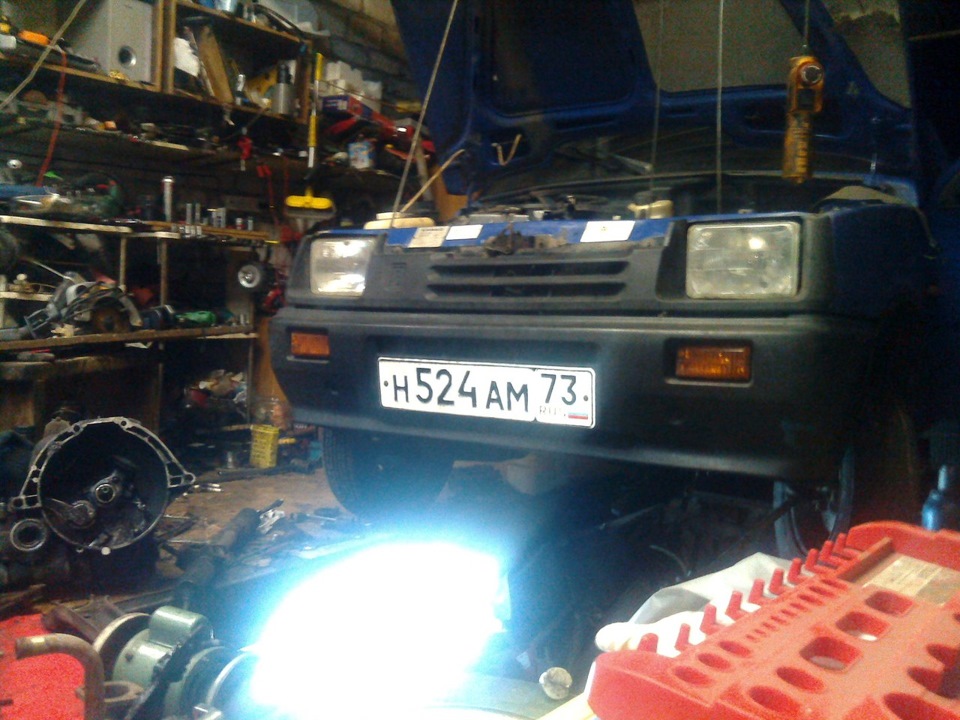 Рулевая. Гранаты. Сцепление. — Lada 11113 Ока, 0,8 л, 2003 года ...