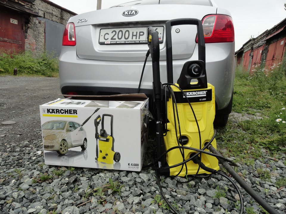 минимойки Karcher K 4.600 — KIA Rio (2G), 1,4 л, 2011 года | мойка | DRIVE2
