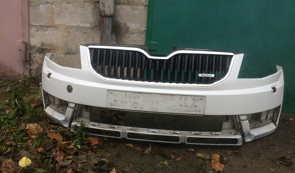 Замена бампера — Skoda Octavia Scout A7 Mk3, 1,8 л, 2015 года | ДТП ...
