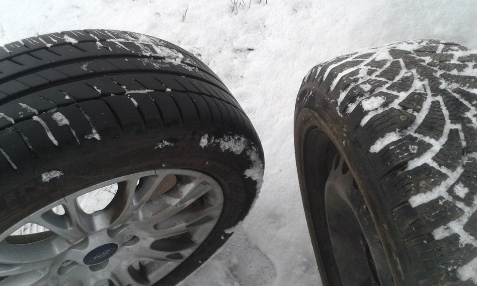 зимние шины — Ford Focus Hatchback III, 1,6 л, 2011 года | шины | DRIVE2