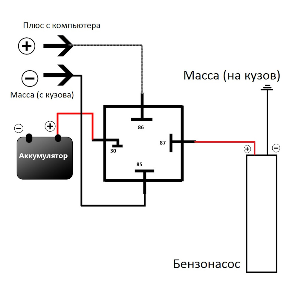 Бензонасос ваз 2107 схема