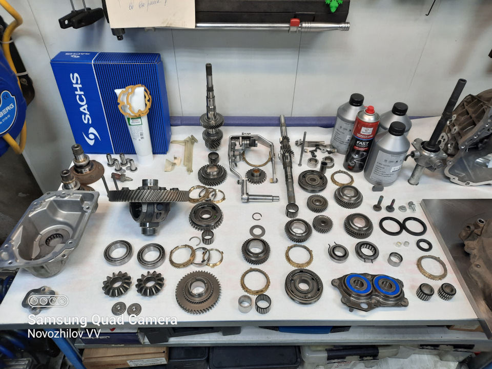 Ремонт МКПП — MQ 200. Ремонт трансмиссии серии 0AJ с кодом NBW. Люфт ...
