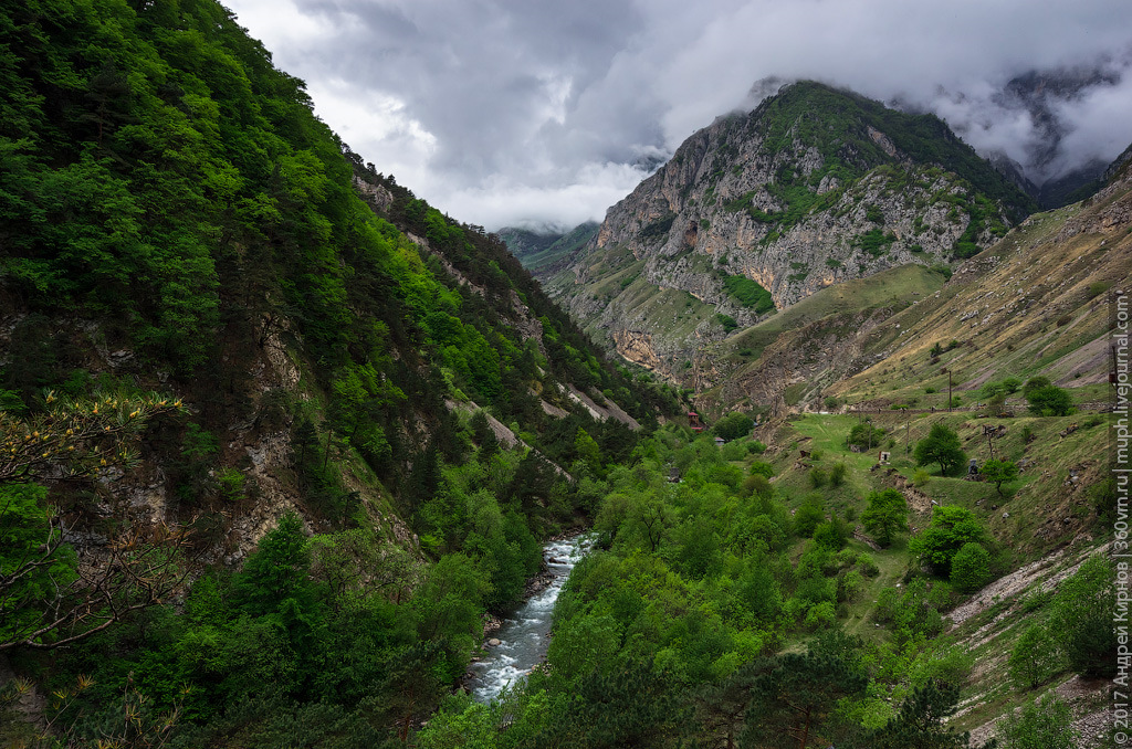 Куртатинское ущелье Кавказ