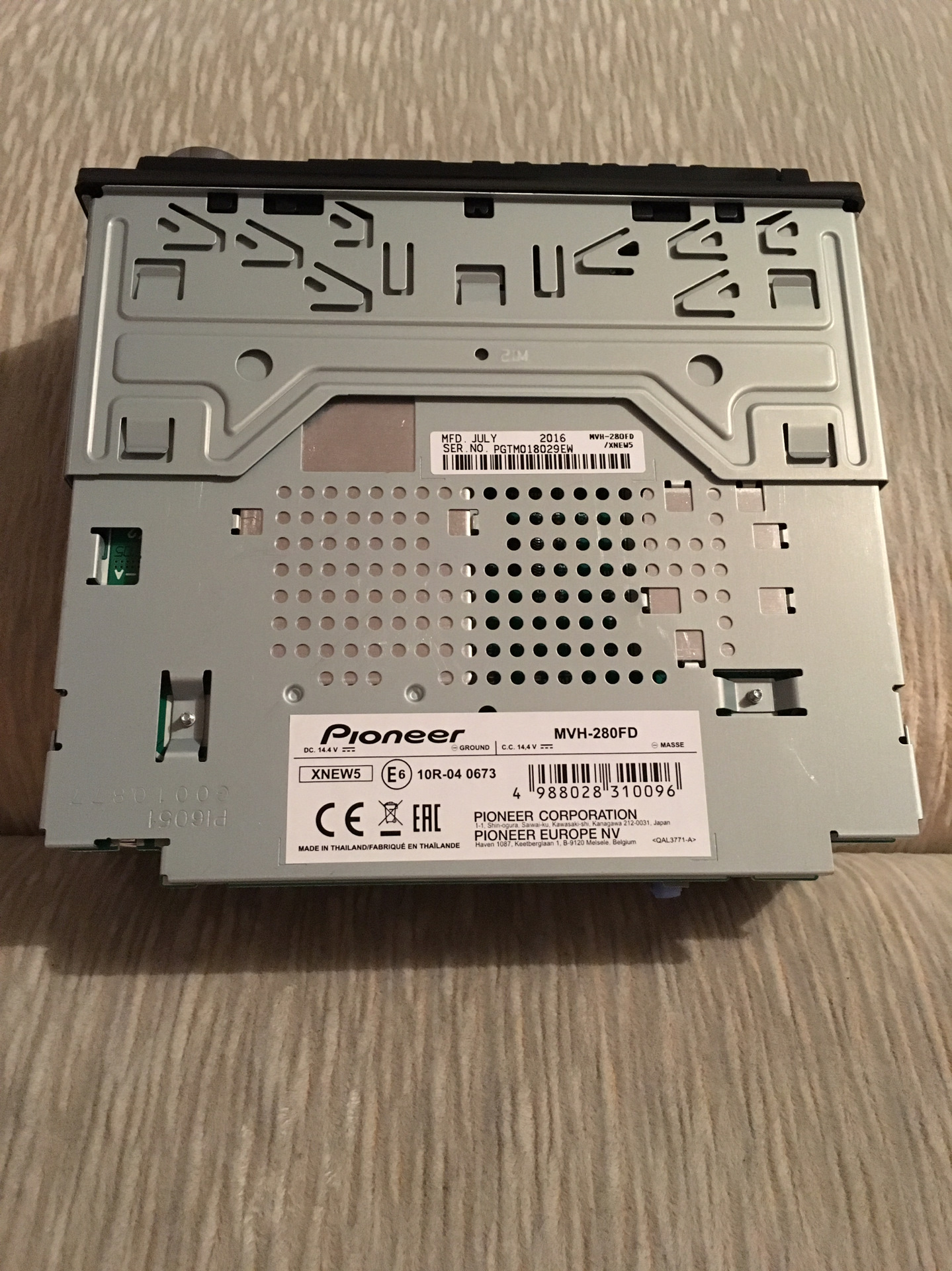 Автомагнитола pioneer mvh 280fd схема принципиальная найти Pioneer MVH-280FD - BMW 5 series (E34), 2 л, 1991 года автозвук DRIVE2