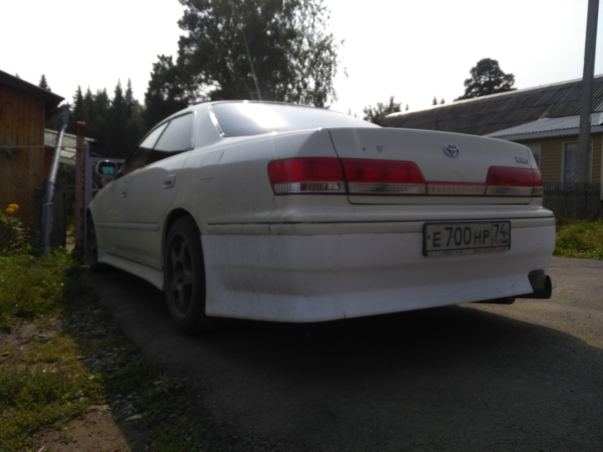 Как снять задний бампер марк 2 100 Задняя накладка на бампер вертекс - Toyota Mark II (100), 2,5 л, 1997 года тюнин