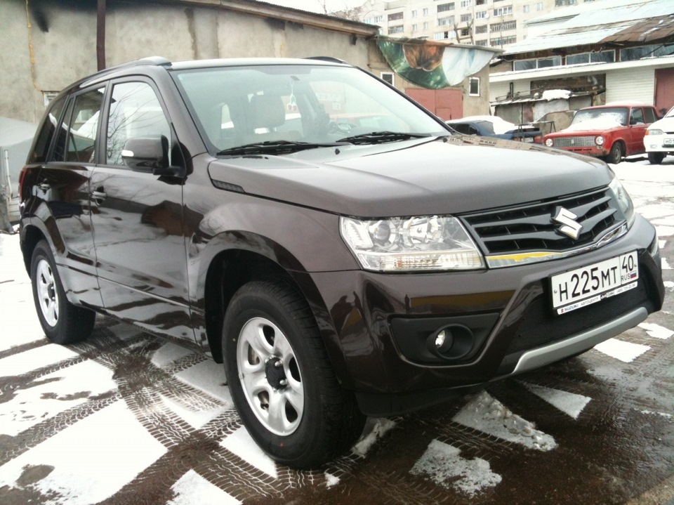 Сетка в нижнюю радиаторную решетку. — Suzuki Grand Vitara (2G), 2 л ...