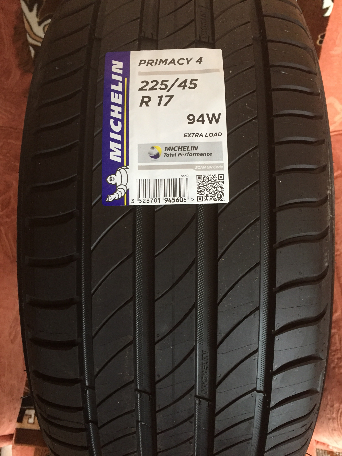 Michelin Primacy 4 225 40 R18 Купить