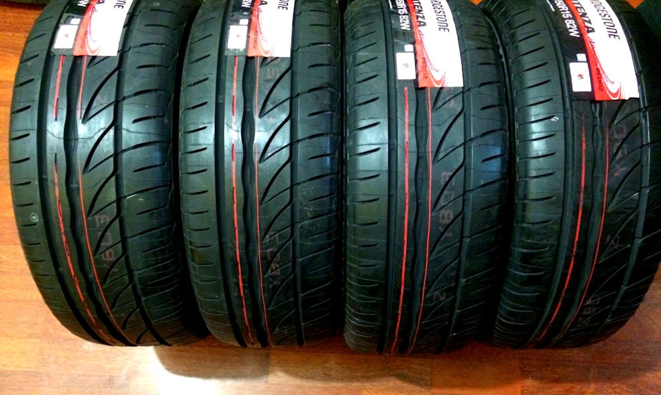 Bridgestone Potenza Adrenalin RE002 r15 195 50 Honda Integra DC1 DC2 1 6 л 1995 года