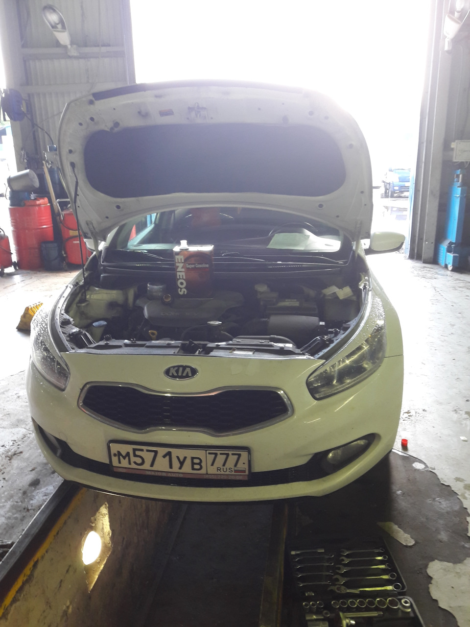 Визит к официалам и самостоятельное мини ТО. — KIA Ceed (2G), 1,6 л ...