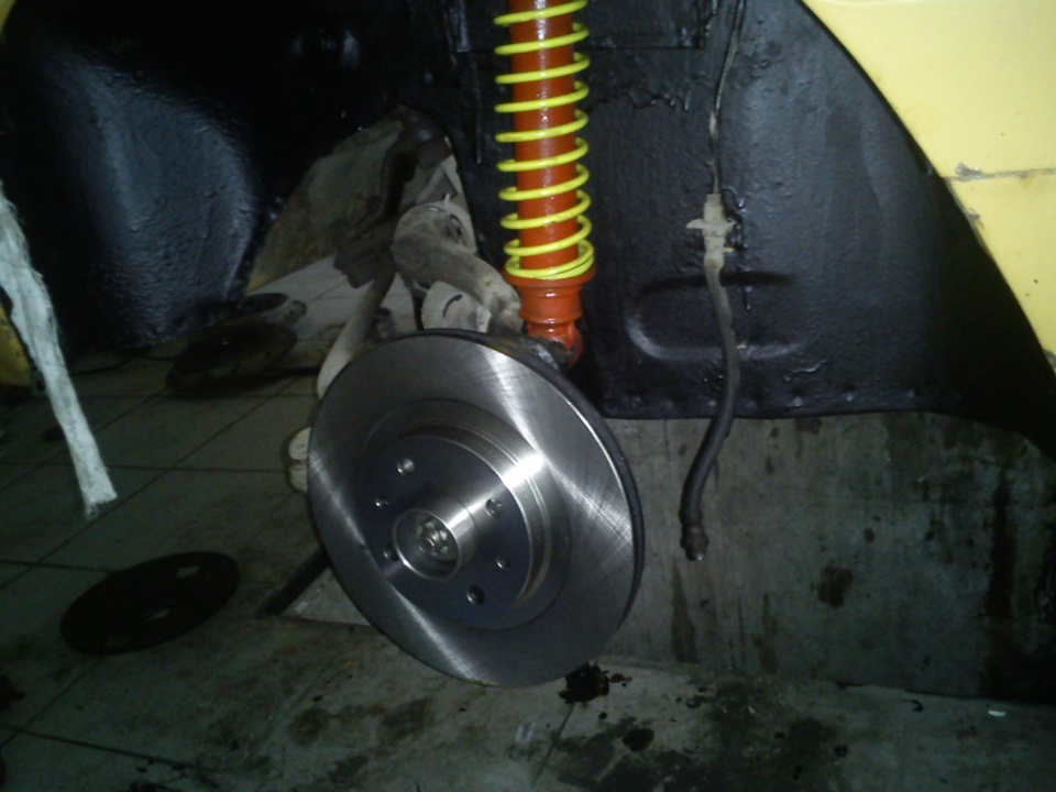 переделка тормозов — ЗАЗ 968, 1,3 л, 1979 года | своими руками | DRIVE2