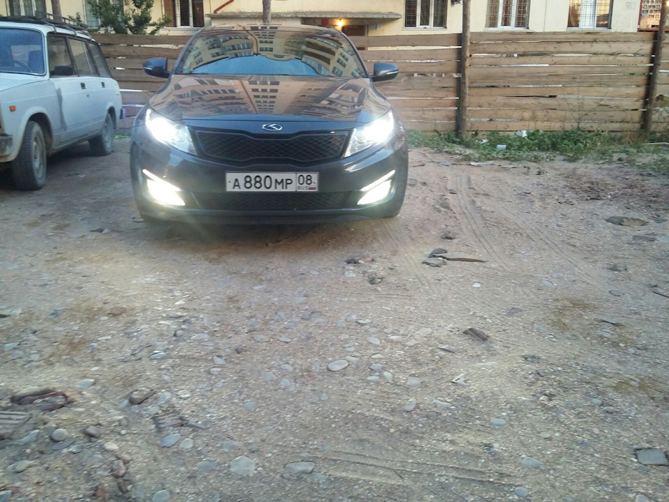 Ксенон в птф — KIA Optima (3G), 2 л, 2015 года | тюнинг | DRIVE2
