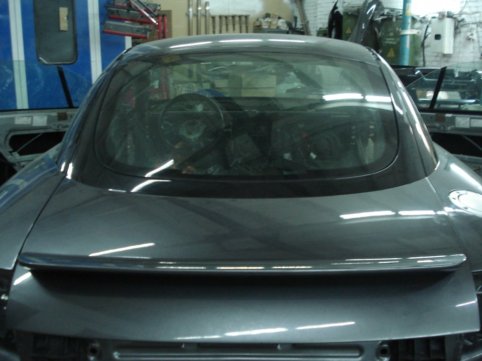 Спойлер уже на своем рабочем месте) — Audi TT (1G), 2,2 л, 2002 года ...