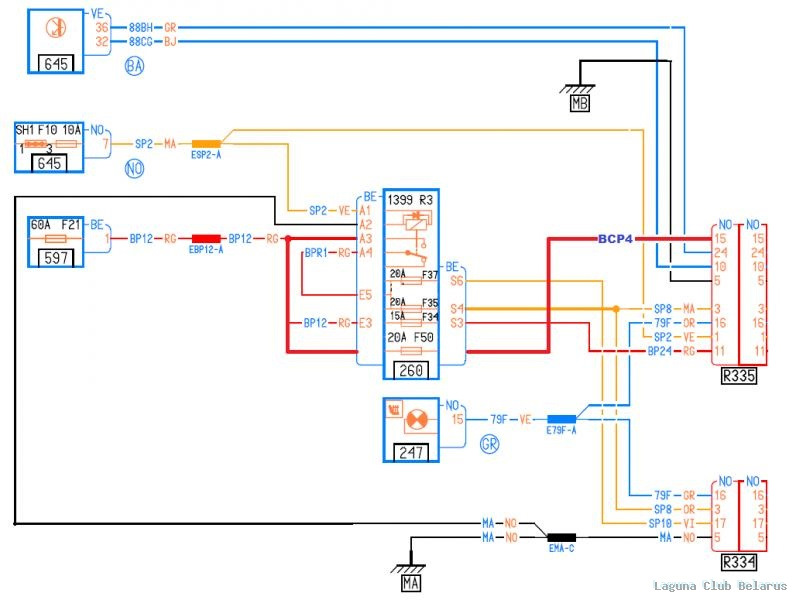 Электросхемы ситроен с5
